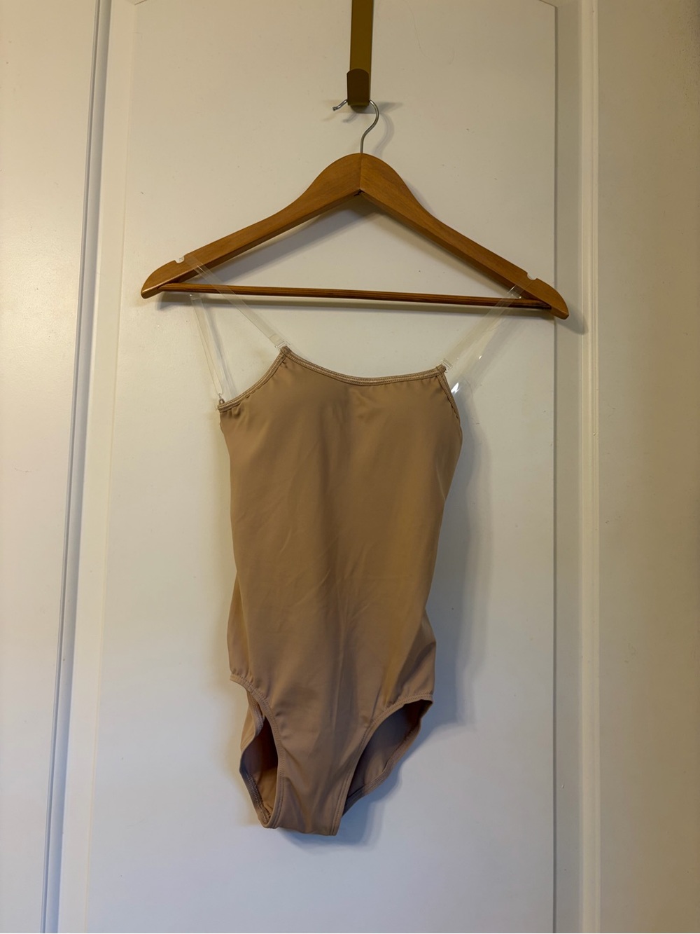 Nude dance leotard with Clear Straps by Body Wrappers - Ballet undergarment